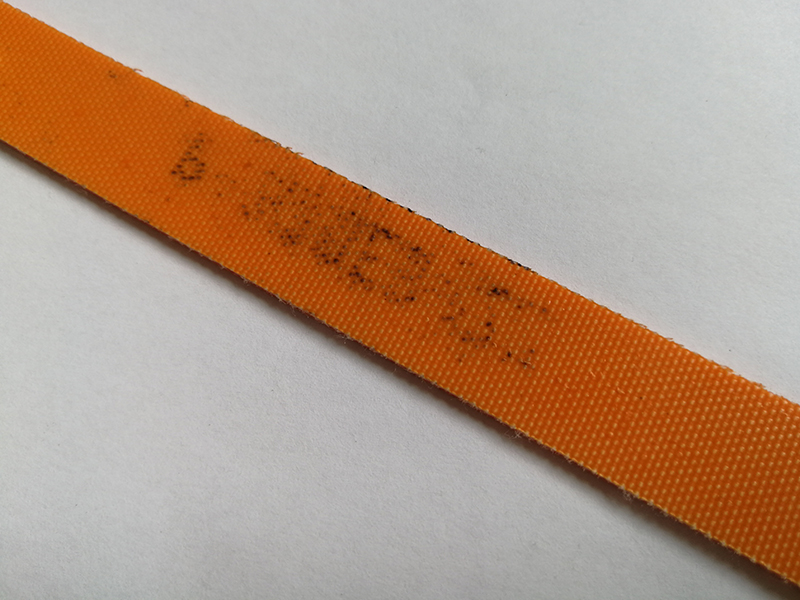 2.0mm orange PVC conveyor belt